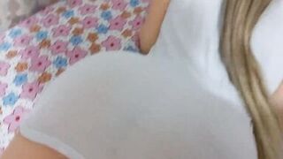 Cute Venezuelan blonde agrees to fuck her stepbrother in exchange for 100 dollars - 4 image