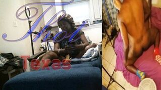 Thot in Texas - Legs Wide Open Hairy Pussy Fuck