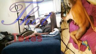 Thot in Texas - Legs Wide Open Hairy Pussy Fuck