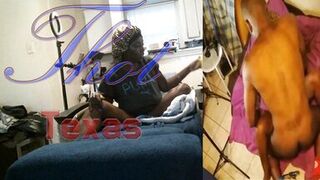 Thot in Texas - Legs Wide Open Hairy Pussy Fuck