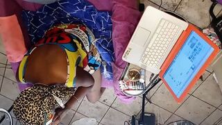 Thot in Texas - She forgot camera was on Black Ebony Homemade Amateur Hot Milf