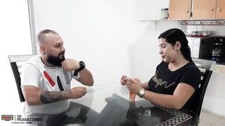 Helping my stepmother sell her erotic oils