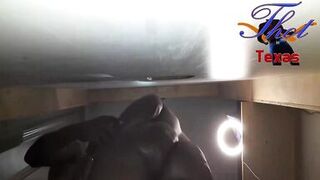 Thot in Texas - Gloryhole Real Amateur BBC Fucking my Wife Hairy Ebony Pussy