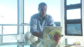 Attractive inexperienced blonde with small tits fucked by cowboys big hard dick - 4 image