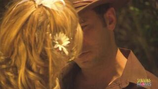 Attractive inexperienced blonde with small tits fucked by cowboys big hard dick