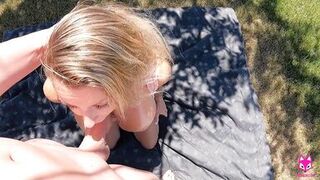 I got creampied in my front yard - Brooke Foxxx - POV, Cumshot, Babe