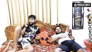 Desi chocolaty Bhabhi Fucks again with Chocolate with Two Boys ( Hindi Audio )