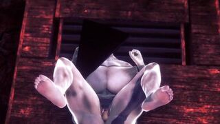 Pyramid Head Woman gets Fucked Hard | Silent Hill Hentai Parody