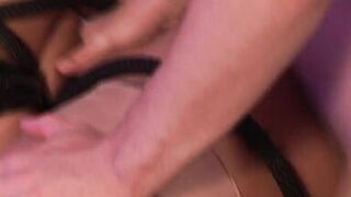 Husband Ties Up Big Tit Wife For Kinky Cuckold Bondage Fuck With Big Dick Stranger - 7 image