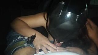 I get caught in exchange for a cell phone, while my husband drives through the streets