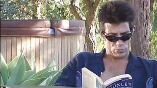 Lucky dude fucks well padded blonde with big boobs at the Cassie