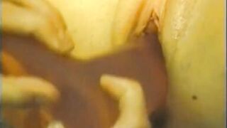 Horny slut loves fucking her tight pussy with a dildo