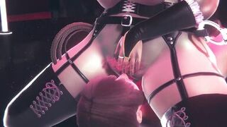 Thick Mature Bunny face sitting on a customer in her club| 3D porn Hentai - 2 image