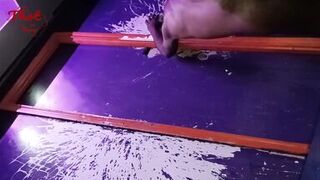 Thot in Texas - Ebony Pussy Fucked in booth Backroom