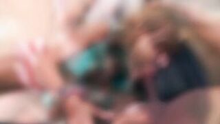 Busty house wife Nikki bound and fucked in sexy nude stockings and a bra - 5 image