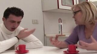 The mature blonde loves getting fucked by a hard inexperienced cock - 2 image