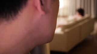 Six-shot vaginal cum shot without pulling out, close copulation, Rin Ogawa