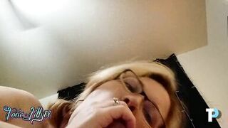 PAWG BBW MILF Toxic Lilly Close Up BJ on Tyson Phoenix - 10 image