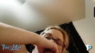 PAWG BBW MILF Toxic Lilly Close Up BJ on Tyson Phoenix - 15 image