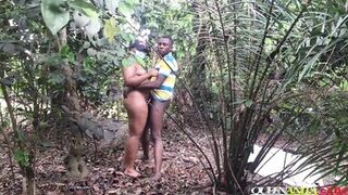 BROTHER CAUGHT HIS STEP BROTHER FUCKING HIS WIFE IN THE FOREST BBW HARDCORE EVER