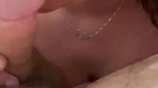 MILF gets fucked- CUM all over big natural tits