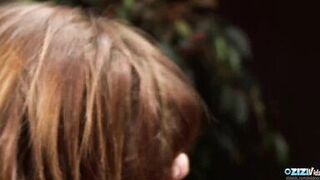 Glamorous brunette MILF gets her pussy pleased with a dick and tongue