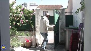 Moms at hardcore fun with inexperienced lovers