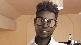 Blackmailing my step moms friend for that big black ass