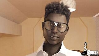 Blackmailing my step moms friend for that big black ass