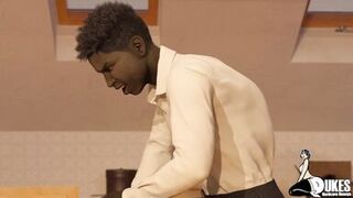 Blackmailing my step moms friend for that big black ass