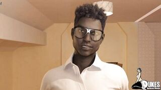 Blackmailing my step moms friend for that big black ass