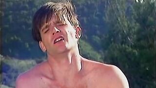 Babes with big tits drool over wrestlers' cocks and get fucked in outdoor arena