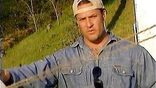 Babes with big tits drool over wrestlers' cocks and get fucked in outdoor arena