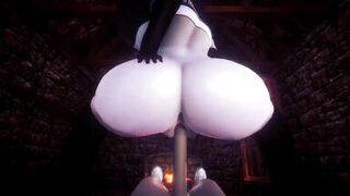 Lady Dimitrescu Plays with her prey