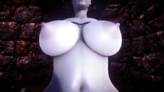 Lady Dimitrescu Plays with her prey