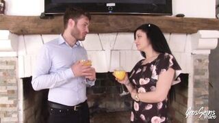 Isabella, hungry milf, buggered by a friend of her boyfriend