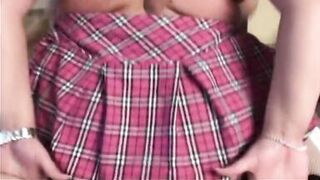 Fake Hotel Guest orders himself a BBW huge tits Schoolgirl Hooker for pleasure