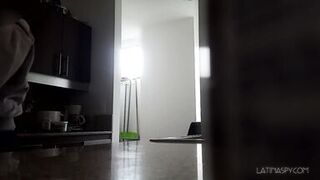 Big breast milf maid lets guy grab her huge natural boobs - 15 image