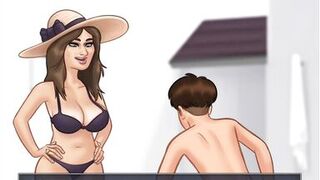 Summertime Saga Cap 66 - Working For The Mayor's MILF Wife - 12 image