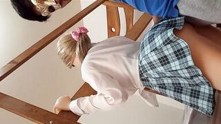 Sex education for my horny Venezuelan stepdaughter...hot anal sex