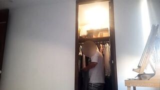 Maid has huge natural breast and lets her boss squeeze them as she loves it