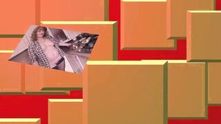 In stockings in high heels no panties and bra sexy mommy MILF Frina continues her nude cooking. Hot and cold minced meat roll on the menu today