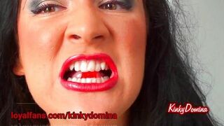 Bright Red Lips Gummy Bear Vore