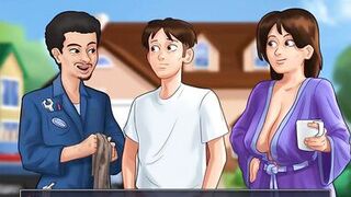 Summertime Saga: StepMom Gives A Handjob To Her StepSon In The Car-Ep 172