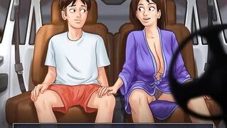 Summertime Saga: StepMom Gives A Handjob To Her StepSon In The Car-Ep 172