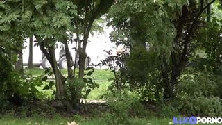 Gabrielle fucks sexy Emma and her husband in a very hot threesome