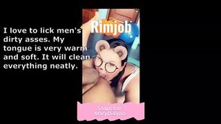 Rimming. I want to Lick a man's ANUS with my tongue. I like a man's asshole to be CLEAN, my tongue does it well. - 1 image
