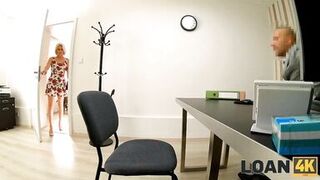 LOAN4K. MILF tempts lender and succeeds being nailed by him in office