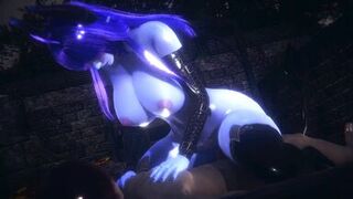 SUCCUBUS DOMINATES A GUY, RIDING A BIG DICK | 3D Animation - 5 image