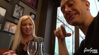 Donna Bell takes advantage of a visit to France to get her ass fucked